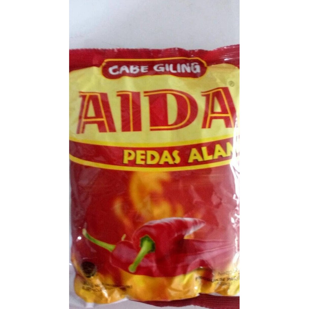 

cabe giling AIDA pedas alami nUg