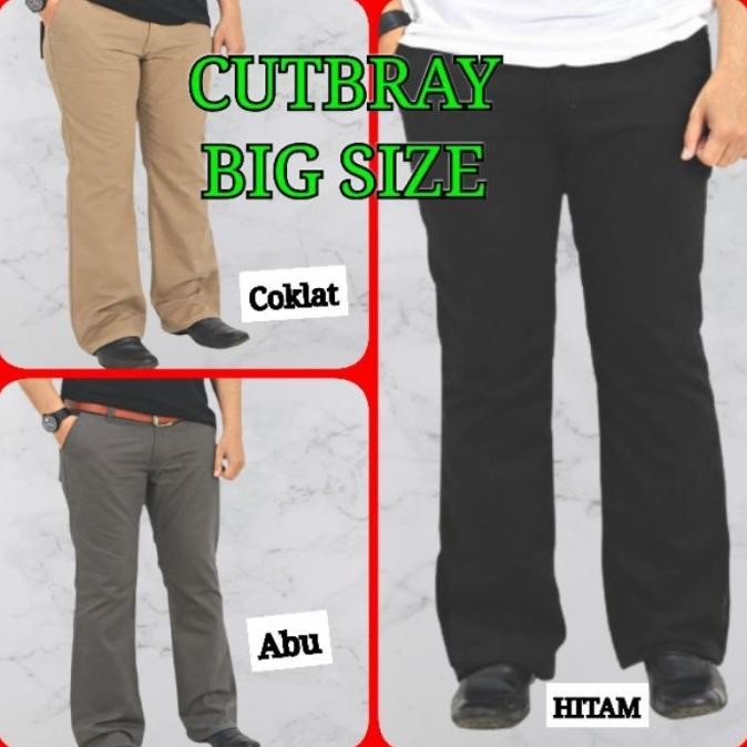 Sale Celana Cutbray Pria Jumbo - Cutbray Pria Big Size Jumbo -Cutbray Cowok