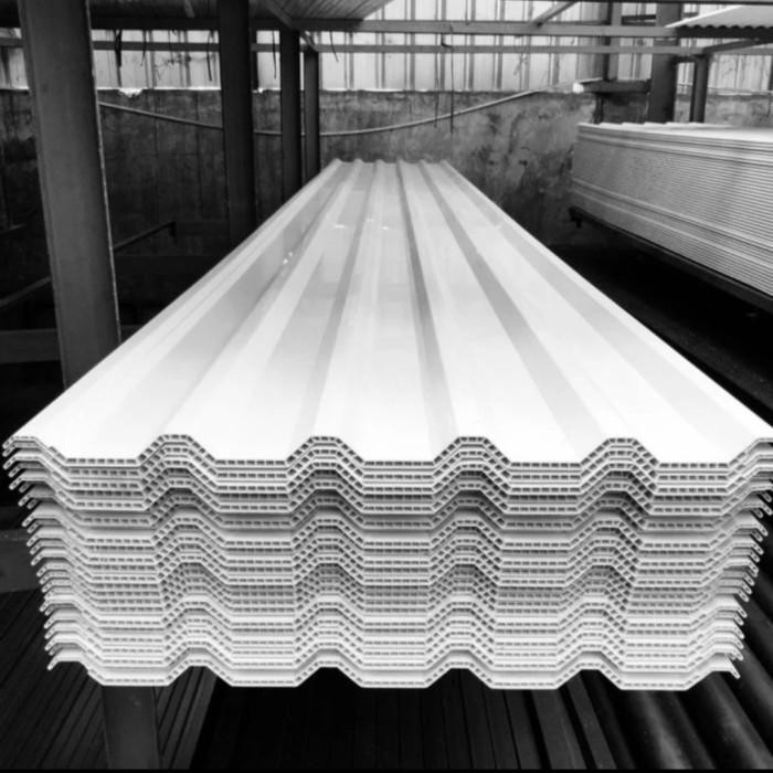 Atap Upvc Alderon Double Layer 4 Meter, 5 Meter, 6 Meter Original Dan Terpercaya