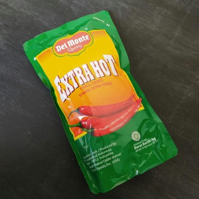 

Delmonte Saus Chilli Saos Sambal Xtra Hot Pouch 1 Kg nUg