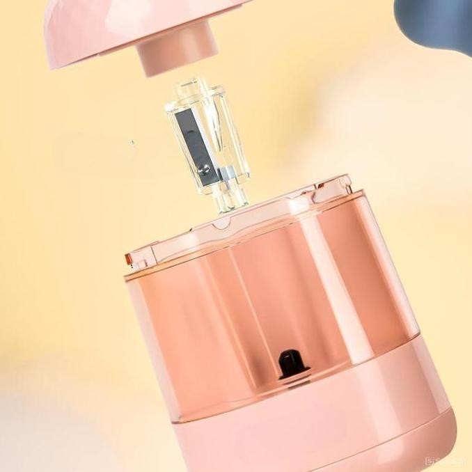 

deli rautan pensil elektrik otomatis / electric pencil sharpener lucu pink hijau va100 alat stationery termurah