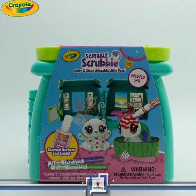 

Crayola Scribble Scrubbie Color & Clean Little Pets Scented Spa Tie Dye