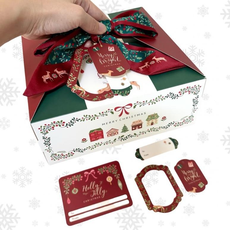 

5 Set Box Jinjing 22x22x7 cm 20x20x8 cm Twilly Natal Glory