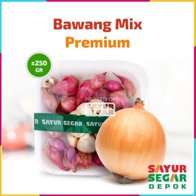 

BAWANG MIX PREMIUM [250g] BAWANG MERAH & BAWANG PUTIH nUg