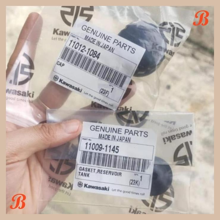 [ALK] TUTUP TABUNG CADANGAN AIR RADIATOR SET KAWASAKI ZX 10 ZX10 R ZX10R 2015 ORIGINAL