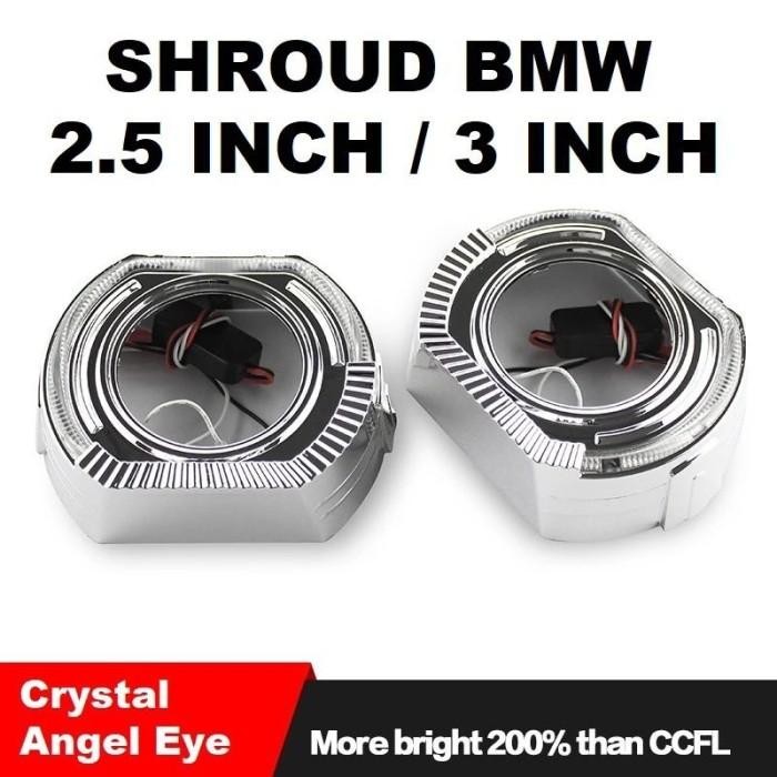 Lampu Shroud Bmw Sport 3 Inch Angel Eye Kanan Kiri | Shroud Bmw Original Dan Terpercaya