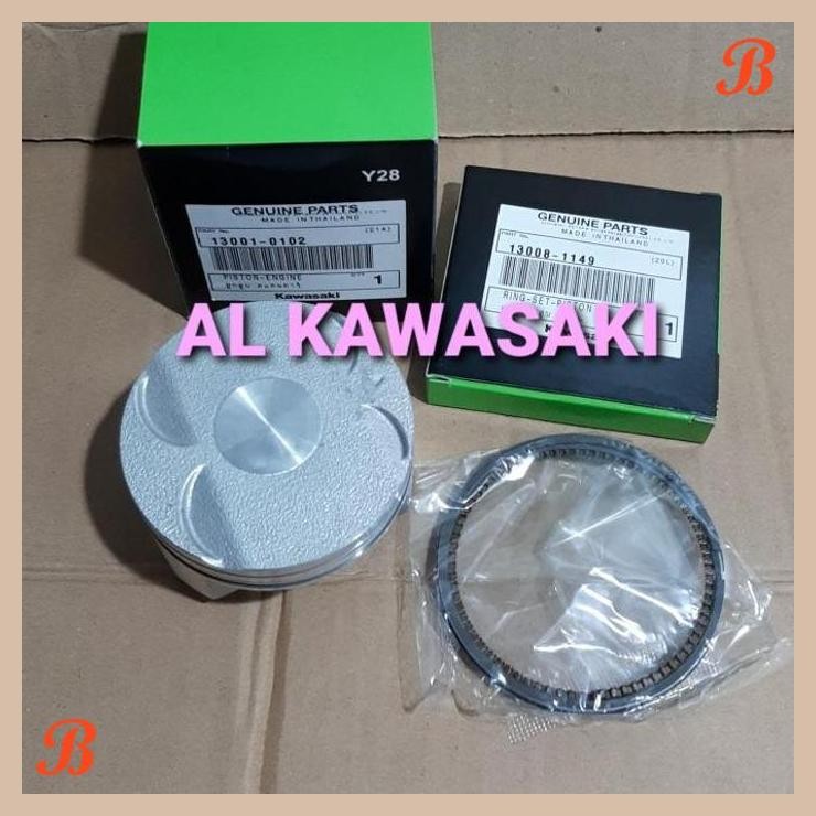 [ALK] PISTON KIT PISTON PLUS RING SEHER KLX250 KLX 250 ORIGINAL