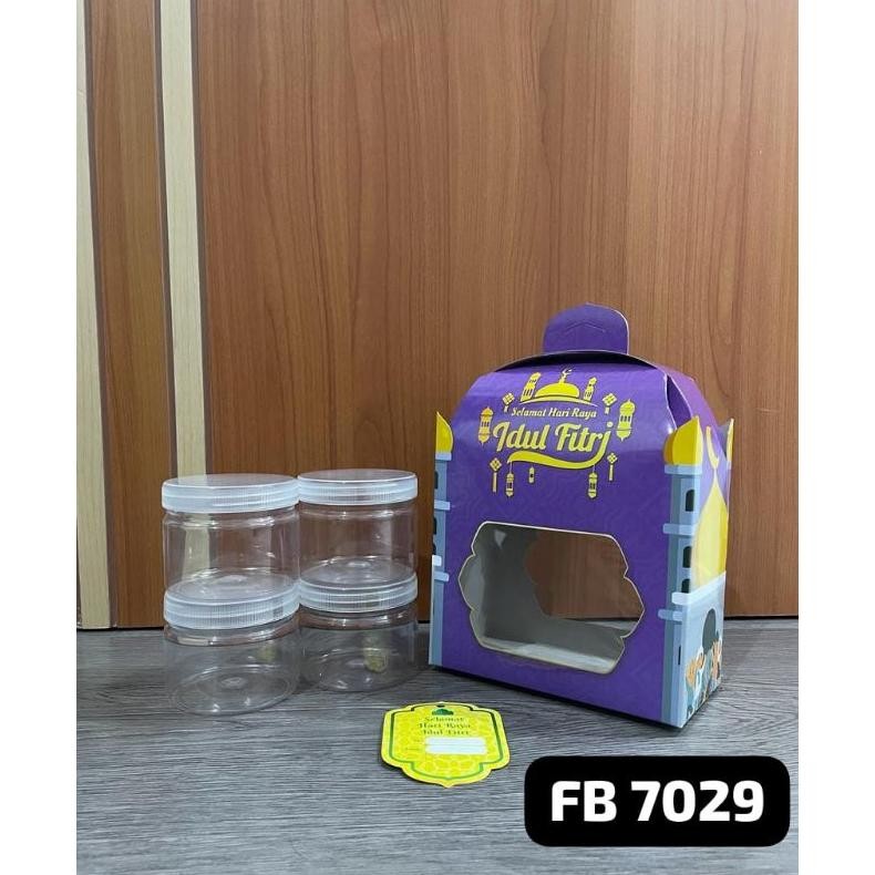 

BOX DOS KOTAK PERSEGI KUE KERING HAMPERS PARCEL IDUL FITRI LEBARAN