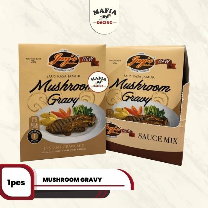 

Marinade Mix Jay's Grill Master Mushroom Gravy - Harga Spesial ! nUg