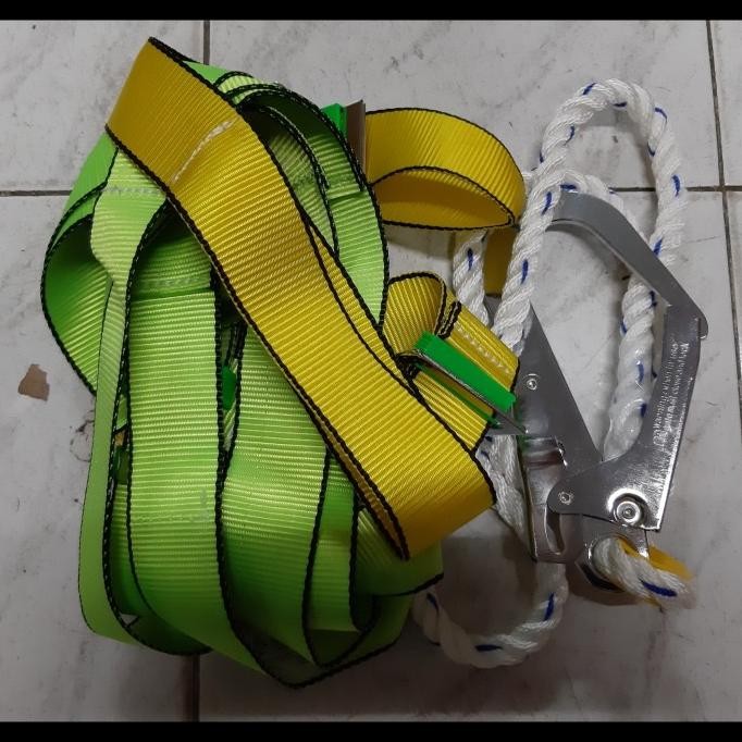 Diskon Body Harness Single Big Hook Safety Belt 1 Hook Besar