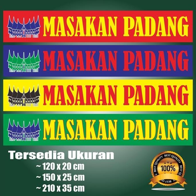 

TERBARU STIKER MASAKAN PADANG 120X20 CM BISA CUSTOM UKURAN SETIKER TMB
