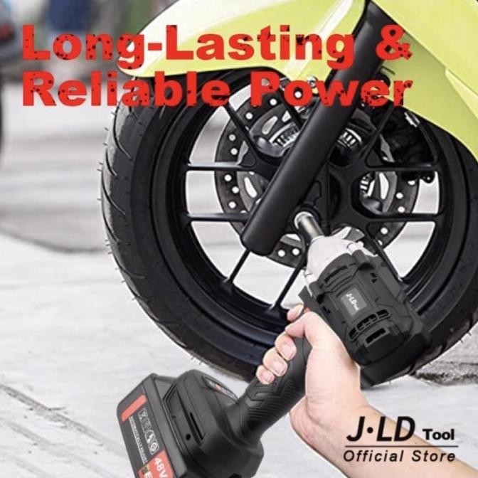 Promo Pembuka Baut Jld Tools 48S Buka Baut Cordless Impact Wrench 1 Batrei