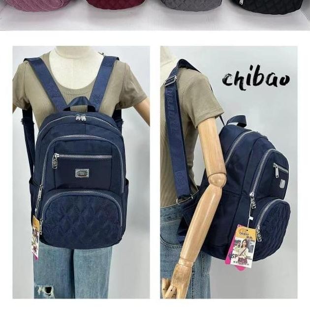 Dearglow- Tas Ransel Laptop 14 Inch Chibao 0804-22-86 Canvas Wanita