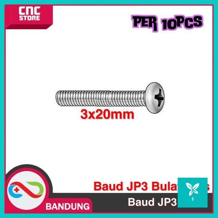 | CNS | 10PCS BAUT BAUD RING MUR JP3 M3 M3X15 M3X20 M3X25 M3X30
