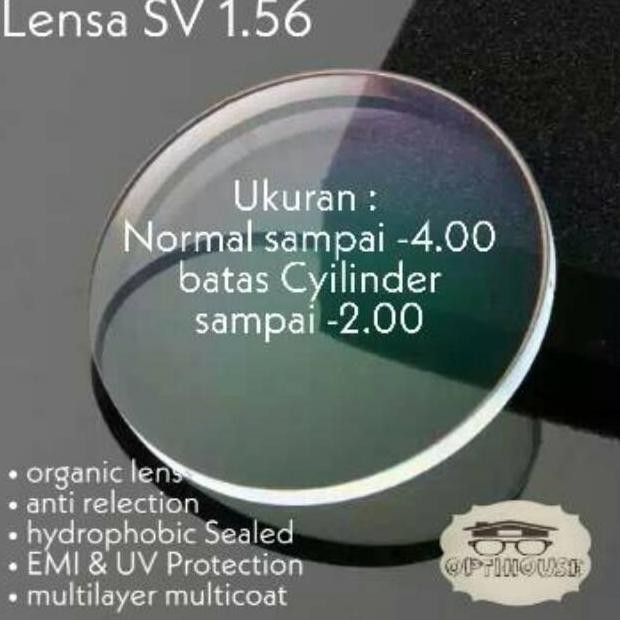 new lensa antiradiasi fsv 1.56 uv 380nm