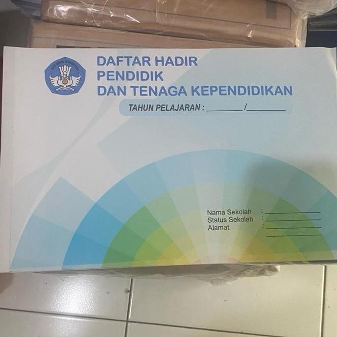 

Buku Absen Guru/Daftar Hadir Guru SD murah