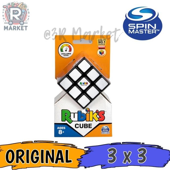 MAINAN RUBIK'S CUBE SPIN MASTER GAME 3X3 ORIGINAL 100% 2904T