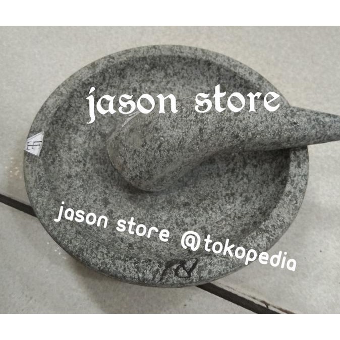 Cobek dapur 18 cm/Cobek batu halus 18 cm