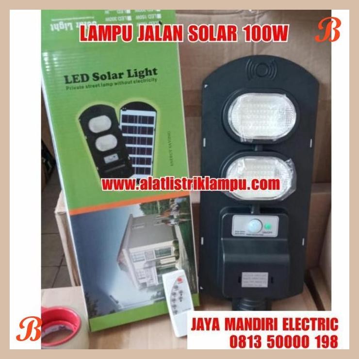 [JME] LAMPU JALAN SOLAR LED 100W PJU STREET LIGHT LED 100WATT 100 WATT