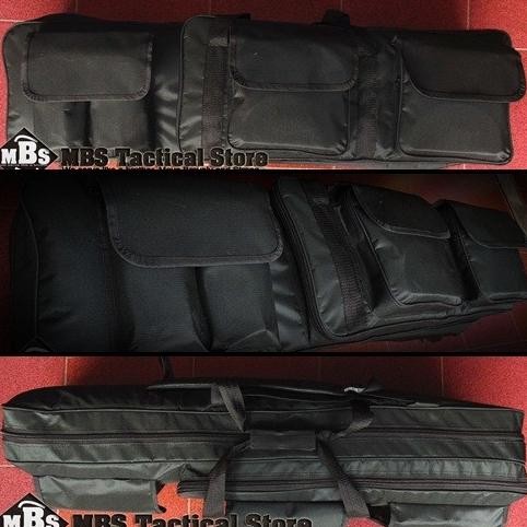 Dearglow- Tas Airsoft / / Gunbag 2 Kompartemen 1Rifle 1Smg V2