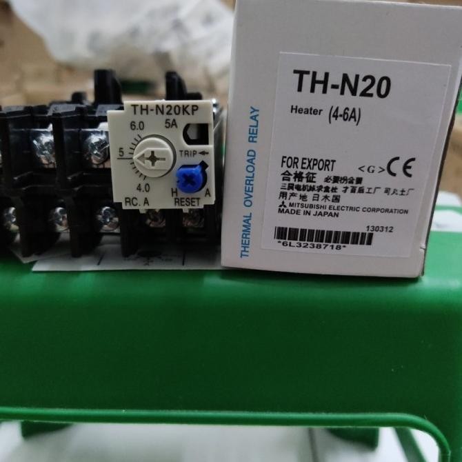 Thermal Overload Relay Tor Mitsubishi Th-N20 4A-6A Thn20 Mitsubisi Tor New Stok