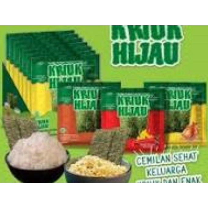 

CAMILAN RUMPUT HIJAU KRIUK HIJAU ISI 12 X 4GR nUg