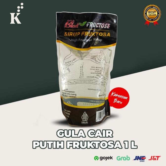 

Gula Cair Fructose / Fruktosa 1kg nUg