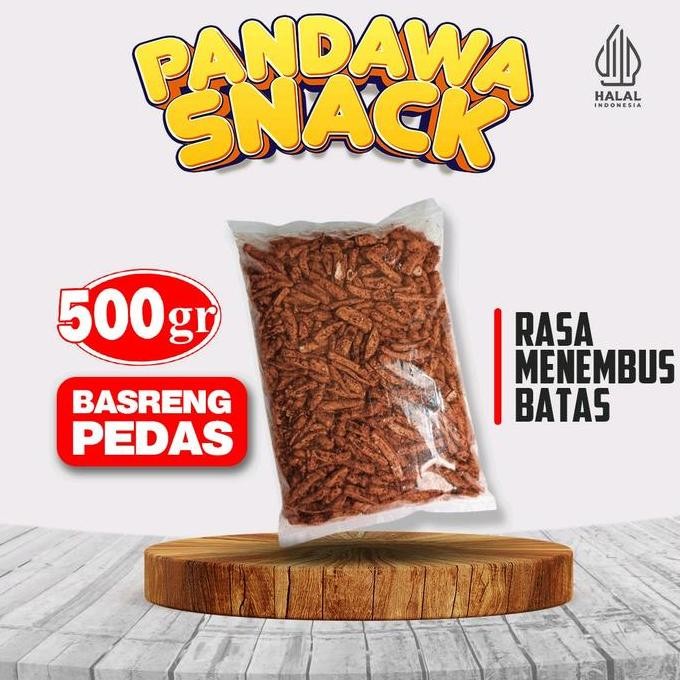 

Basreng Pedas Daun Jeruk 500gr Baso Goreng Stick Food Snacks nUg