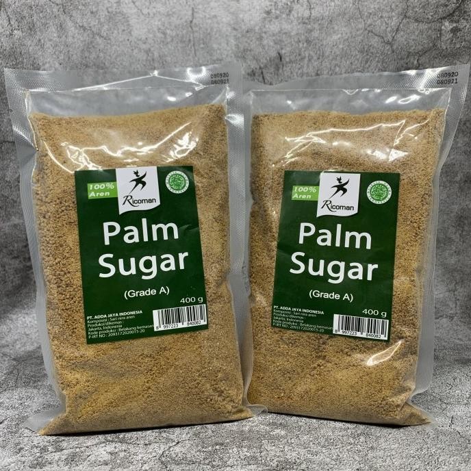 

Palm Sugar Ricoman 400gr Gula Aren Asli nUg