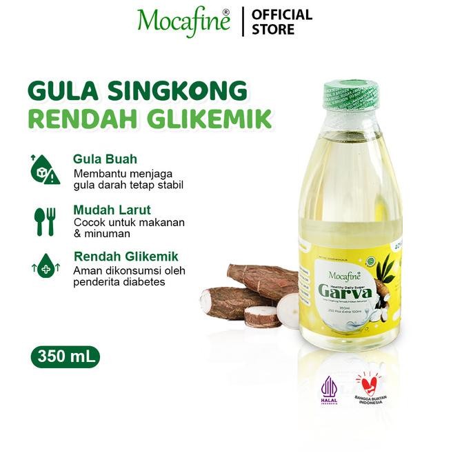 

Gula Singkong GARVA Premium - 350 ml (500 gram) - Rendah Kalori - Aman nUg