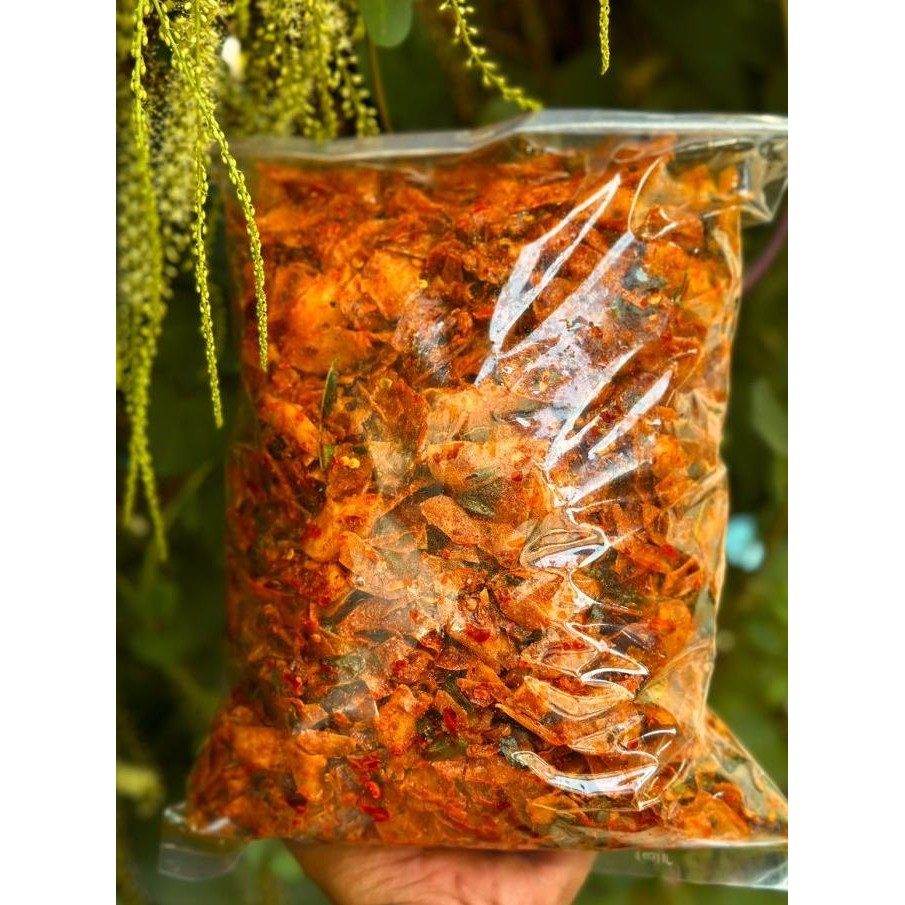 

KERIPIK SINGKONG KRIWIL PEDAS DAUN JERUK 500GR nUg