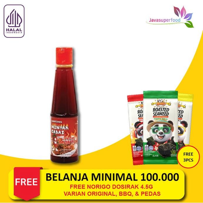 

Minyak Cabai Mantul / Chili Oil 135 ml nUg