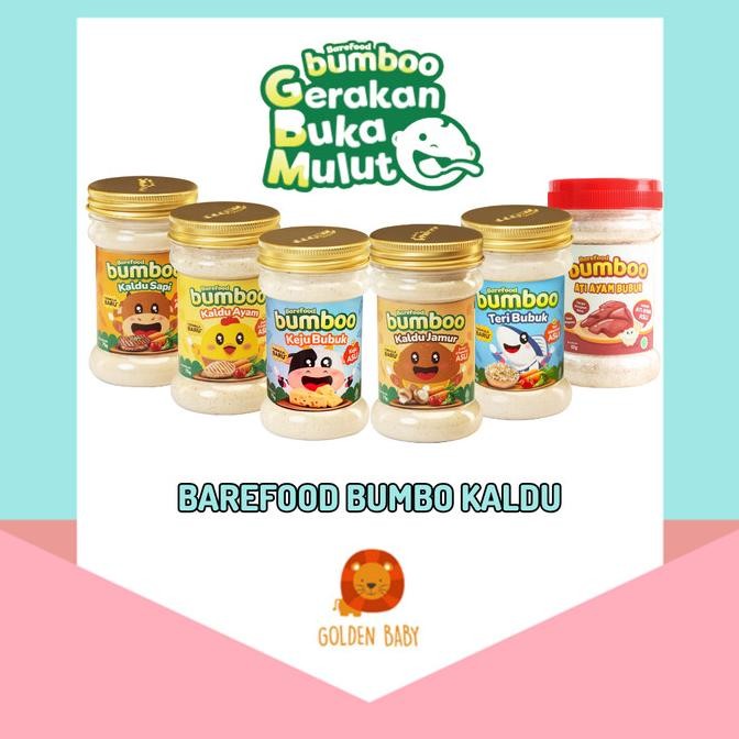 

Barefood Bumboo Kaldu Asli MPASI Ayam Jamur Keju Bubuk Tanpa MSG nUg