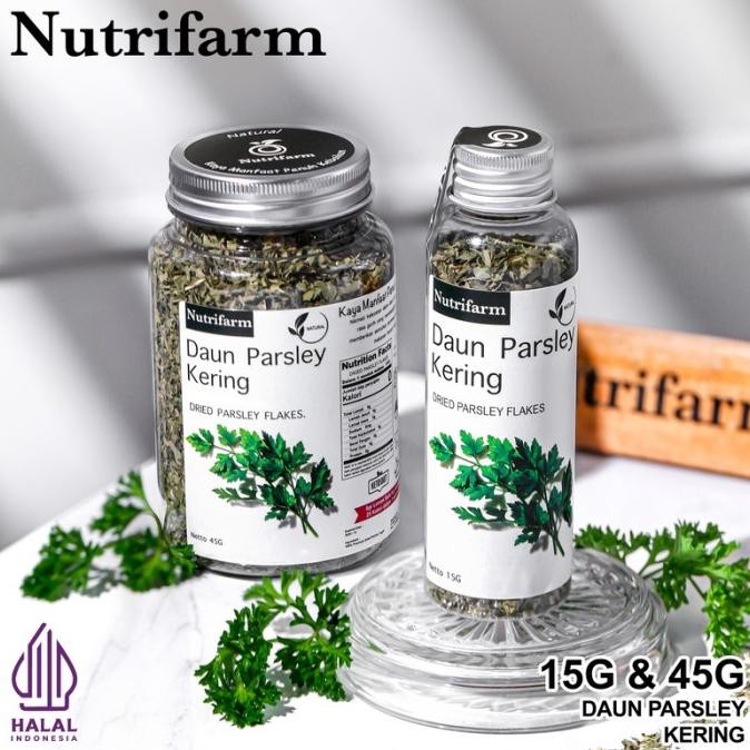 

DAUN PARSLEY 15GR 45 GR KERING BUBUK MPASI FLAKES SEGAR 1KG KOEPOE KOEPOE JAYS KERING 1KG BAKERY BUBUK 1KG nUg