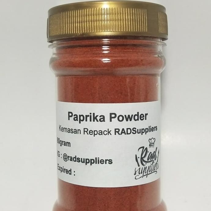 

Paprika Powder kemasan Repack Botol 80gram nUg