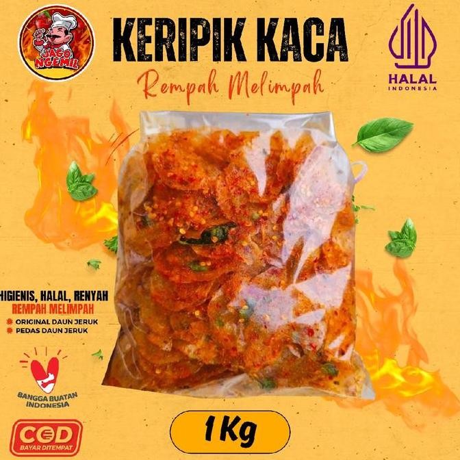 

Keripik Kaca Pedas Daun Jeruk 1Kg Jago Ngemil Original Daun Jeruk Makanan Kering Camilan Keripik Camilan Kering Camilan Viral Kripca Snack Food nUg