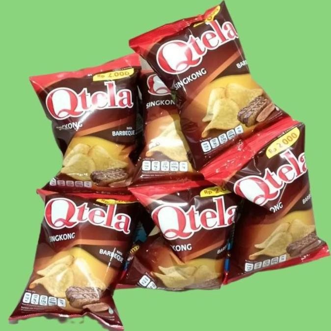 

Qtela Keripik Singkong Rasa Barbeque [10 pcs/renceng] nUg
