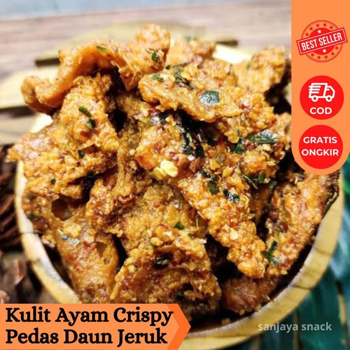 

Kulit ayam crispy / keripik kulit ayam 100gr nUg