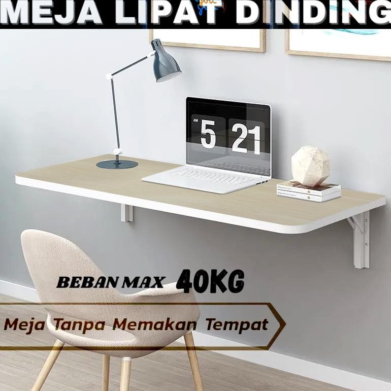 

MEJA LIPAT DINDING MDF MEJA BELAJAR MINIMALIS MEJA TEMPEL LAPTOP KERJA ESTETIK AMBALAN BRACKET Z20A3