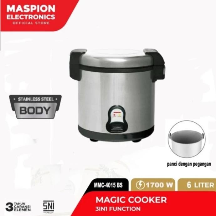 Maspion Magic Com Rice Cooker 4 Liter Jumbo EX 4010 C EX4010 EX-4010 C