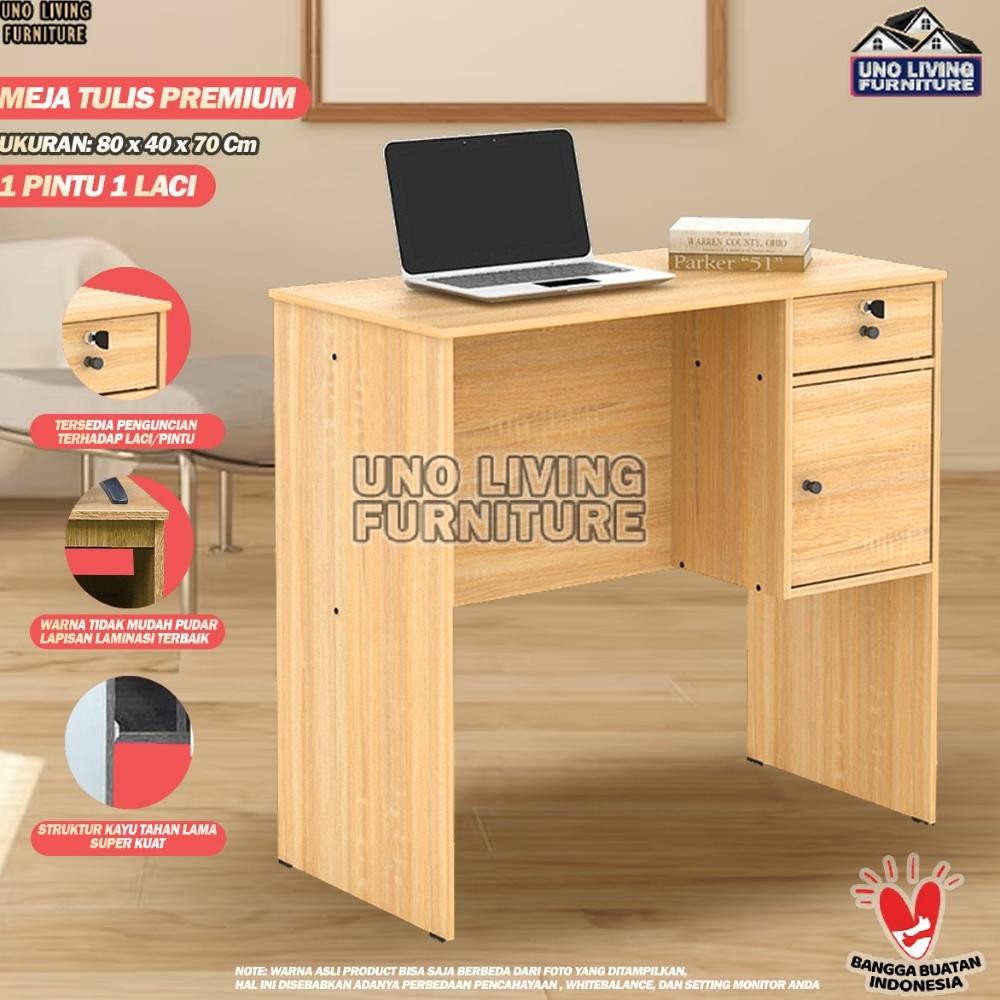 

MEJA TULIS MEJA KERJA MEJA BELAJAR MEJA DESK MEJA KOMPUTER MEJA TULIS MINIMALIS MEJA KANTOR MTK 80 1P1L
