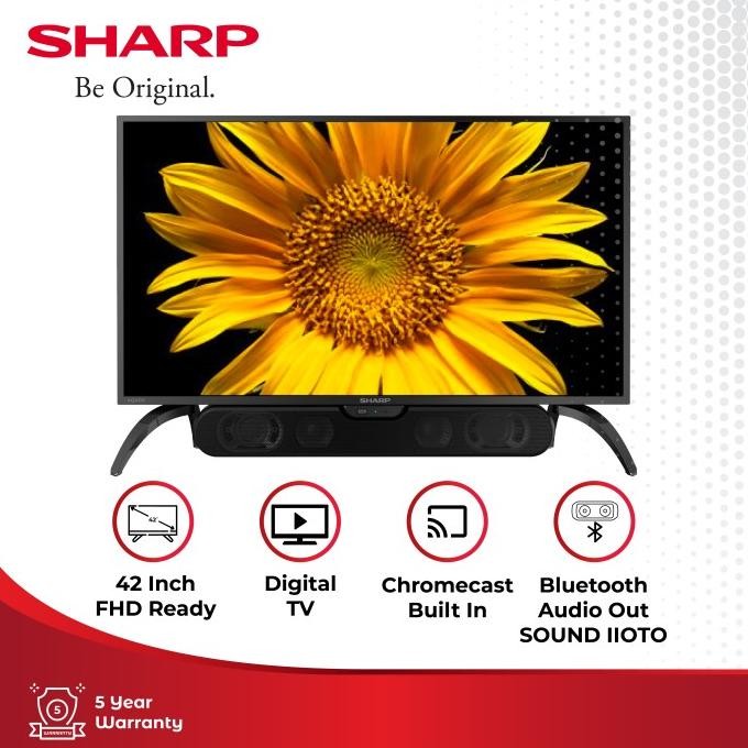 Sharp LED TV Full HD IIOTO 2T-C42DD1i-SB Black 42 inch