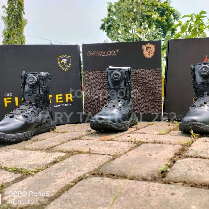 SEPATU PDL TNI POLRI BOA PARABELLUM TALI PUTAR BESAR TERBARU