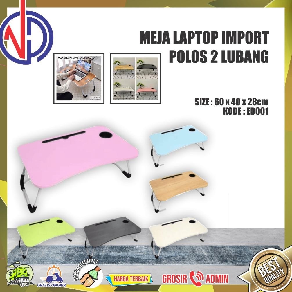 

MEJA LAPTOP / MEJA BELAJAR ANAK / MEJA ANAK / MEJA LIPAT ANAK FREE PACKING DUS VD