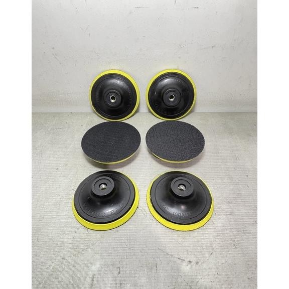 TR21 df-8 tatakan amplas velcro gerinda tangan / pad gerinda kasar 4 inch maxtech / tatakan pad geri