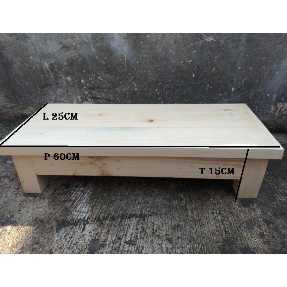 

SERBAGUNA MEJA SUPER KOKOH MEJA KAYU JATI BELANDA MEJA P60CM L25 T15CM