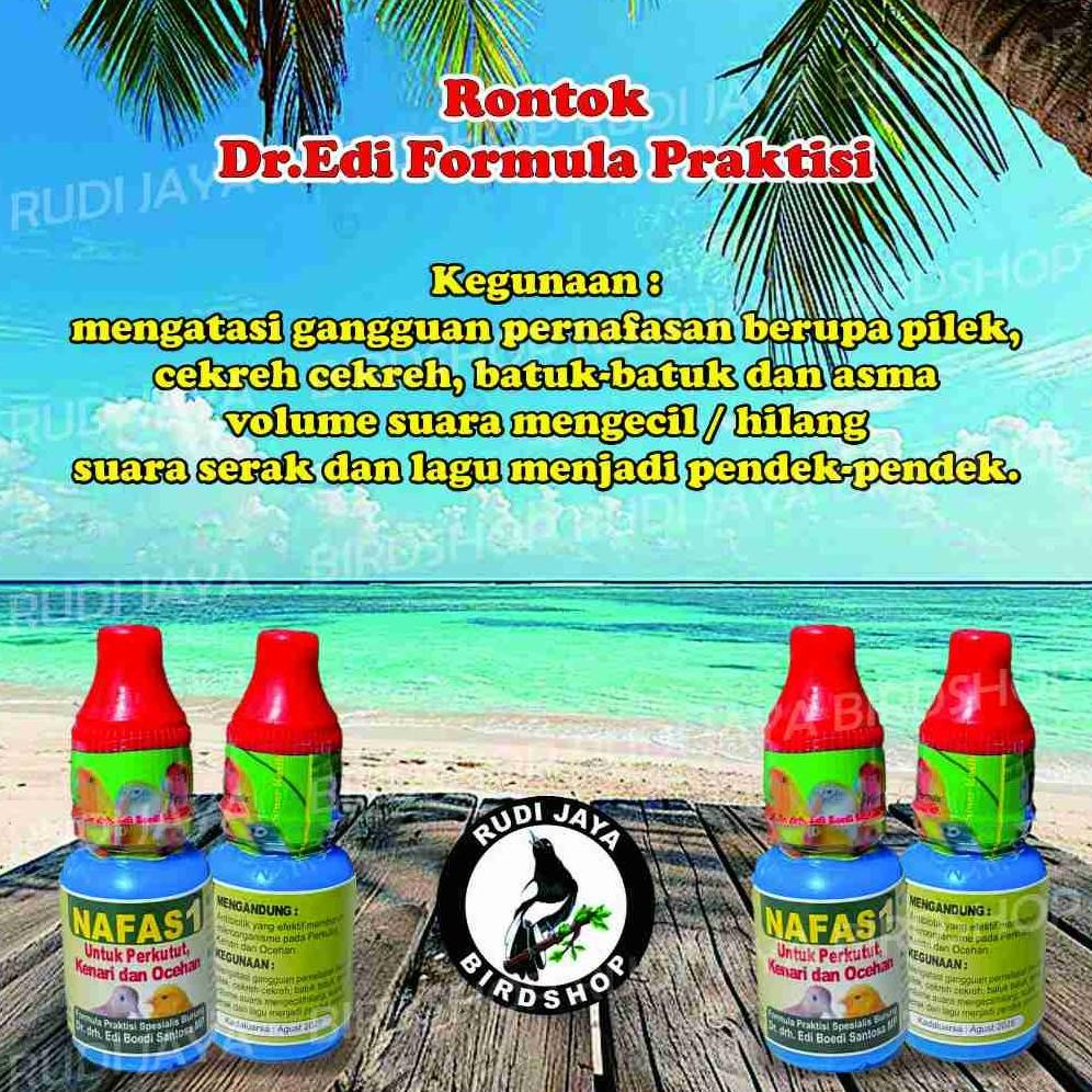 TC21 et-12 NAFAS 1 NAFAS1 DR EDHI EDI BOEDI OBAT BURUNG SAKIT PILEK BATUK ASMA SUARA SERAK PERNAFASA