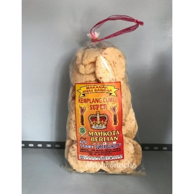 

Promo Kemplang Ikan Cumi Super Cap Mahkota Berlian Bangka / Kerupuk Bangka
