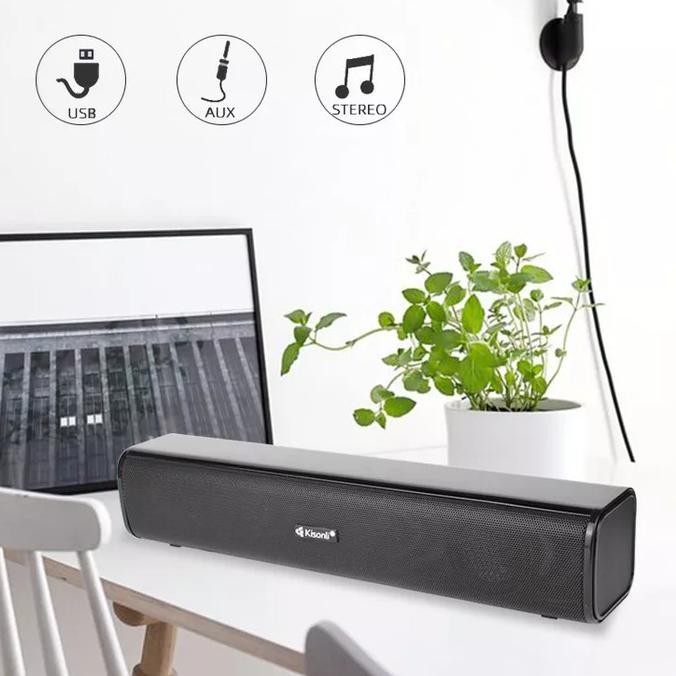 KISONLI - SPEAKER DESIGN LONG STRIP FOR LAPTOP / KOMPUTER / PC - I600