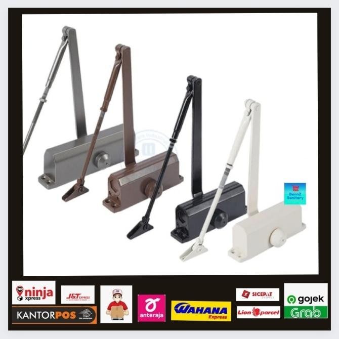 door closer alumunium/penutup pintu otomatis/door closer alumunium full besi
